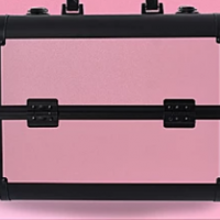 Portable make-up box with multi-layer function, portable travel and large capacity embroidery toolbo